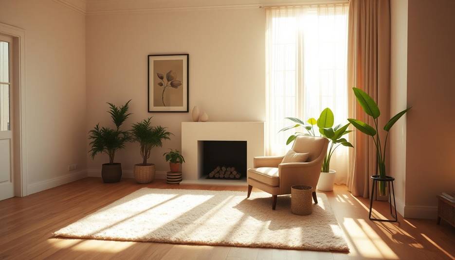 peaceful living space