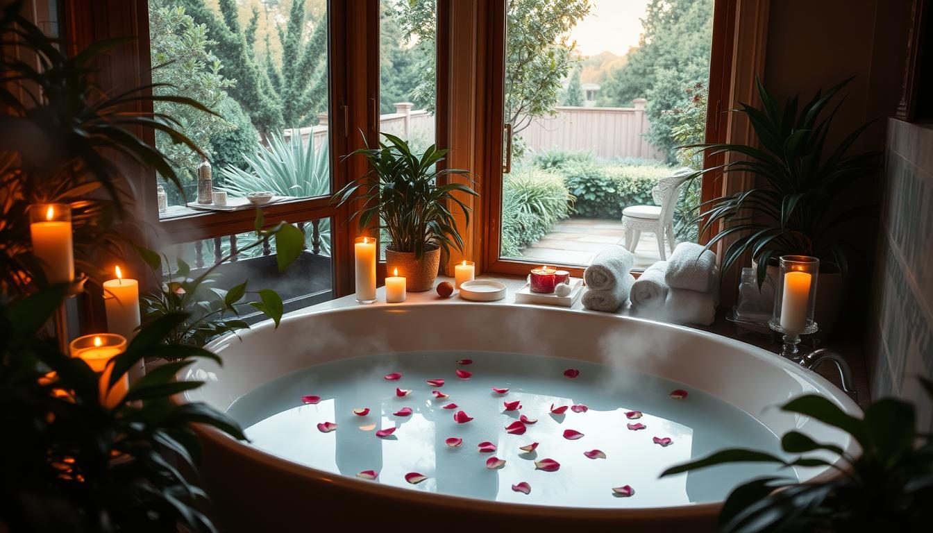 relaxing bath rituals